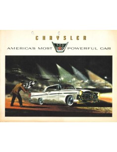 1956 CHRYSLER 300-B PROSPEKT ENGLISCH