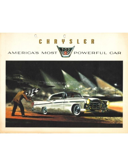 1956 CHRYSLER 300-B BROCHURE ENGLISH