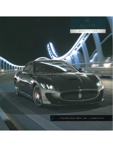 2013 MASERATI GRANTURISMO MC STRADALE...