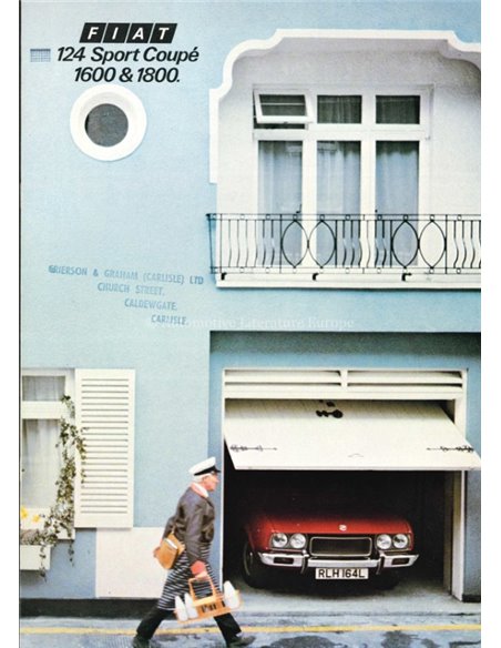 1973 FIAT124 BROCHURE DEUTSCH
