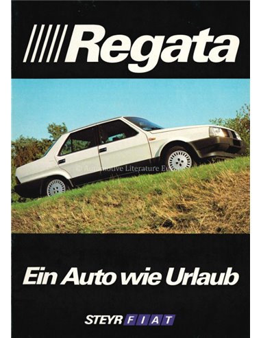 1984 FIAT REGATA BROCHURE GERMAN