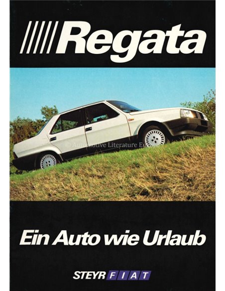 1984 FIAT REGATA BROCHURE DUITS
