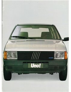 1984 FIAT UNO PROSPEKT ENGLISCH