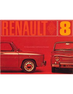 1969 RENAULT 8 BROCHURE DUTCH