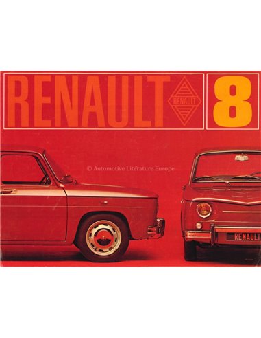 1969 RENAULT 8 BROCHURE DUTCH