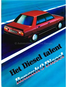 1983 RENAULT 9 DIESEL BROCHURE DUTCH