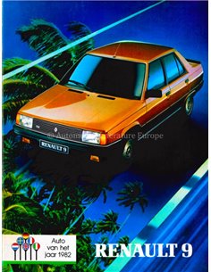 1983 RENAULT 9 BROCHURE NIEDERLÄNDISCH