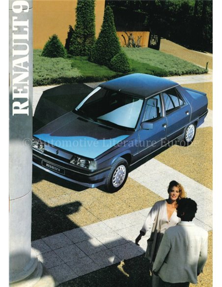 1987 RENAULT 9 BROCHURE FRANS