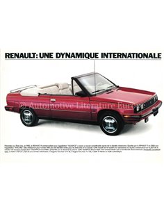 1984 RENAULT 9 BROCHURE FRANCE