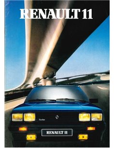 1986 RENAULT 11 BROCHURE DUTCH