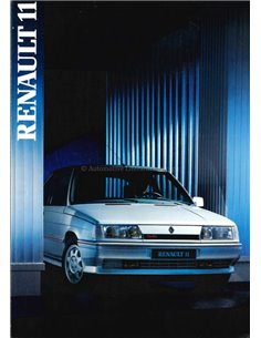 1986 RENAULT 11 BROCHURE ENGLISCH
