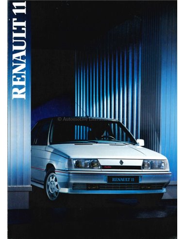 1986 RENAULT 11 BROCHURE NIEDERLÄNDISCH