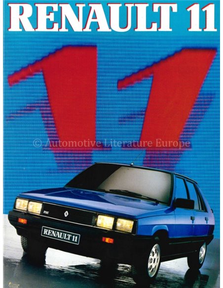 1983 RENAULT 11 BROCHURE NEDERLANDS