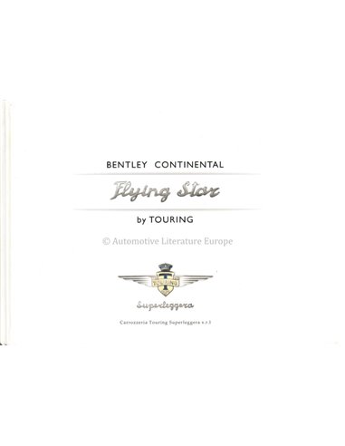 2010 BENTLEY CONTINENTAL FLYING STAR TOURING HARDCOVER BROCHURE ENGLISCH