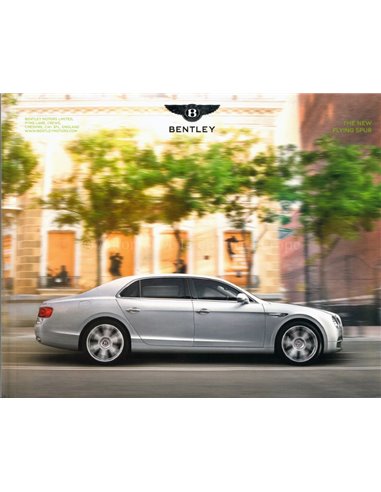 2014 BENTLEY FLYING SPUR HARDCOVER PROSPEKT DEUTSCH