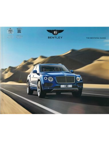 2017 BENTLEY BENTAYGA HARDCOVER PROSPEKT DEUTSCH