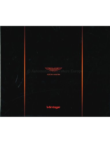 2015 ASTON MARTIN VANTAGE PROGRAMMA HARDCOVER BROCHURE DUITS