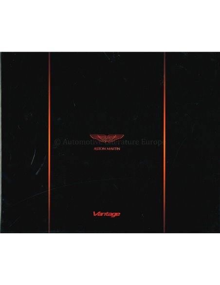 2015 ASTON MARTIN VANTAGE PROGRAMMA HARDCOVER BROCHURE DUITS