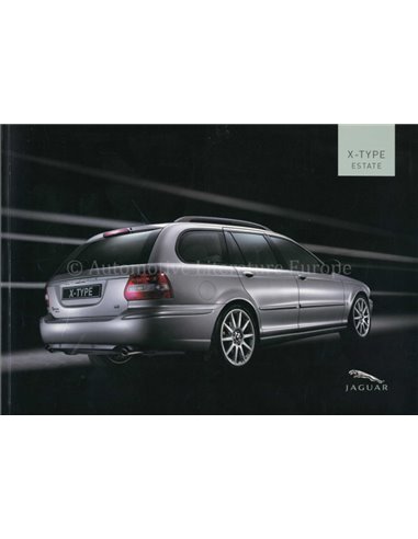 2005 JAGUAR X TYP ESTATE PROSPEKT FRANZÖSISCH