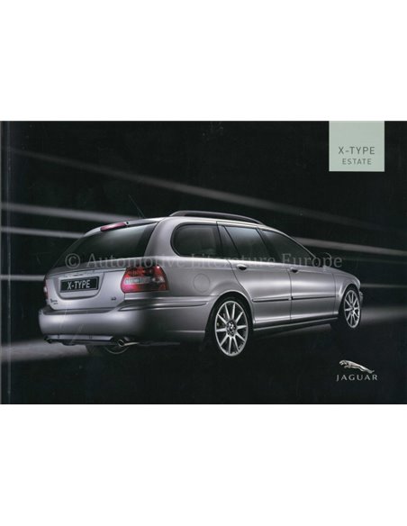 2005 JAGUAR X TYP ESTATE PROSPEKT FRANZÖSISCH