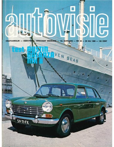 1968 AUTOVISIE MAGAZINE 30 DUTCH
