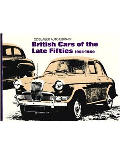 BRITISH CARS OF THE LATE FIFTIES - OLYSLAGER - BOOK