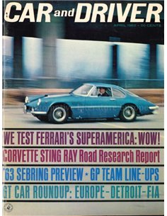 1963 CAR AND DRIVER MAGAZINE APRIL ENGELS