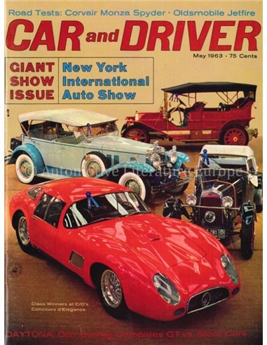 1963 CAR AND DRIVER MAGAZINE MEI ENGLISCH
