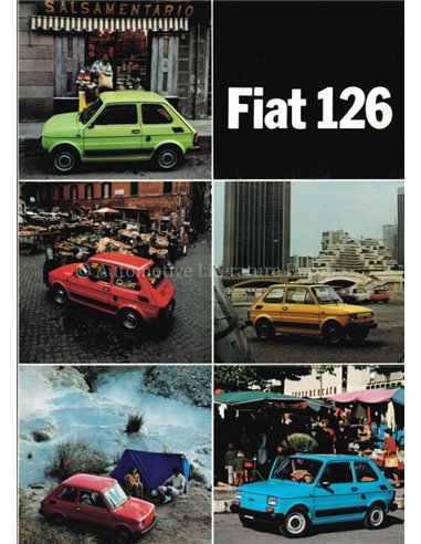 1978 FIAT 126 PERSONAL PROSPEKT FRANZÖSISCH