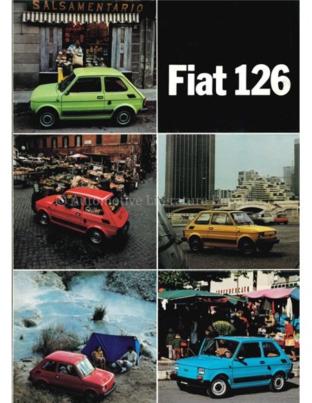1978 FIAT 126 / PERSONAL BROCHURE FRANS
