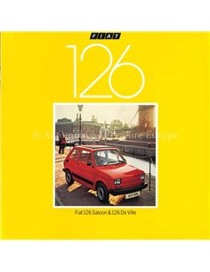 1981 FIAT 126 BROCHURE ENGLISH