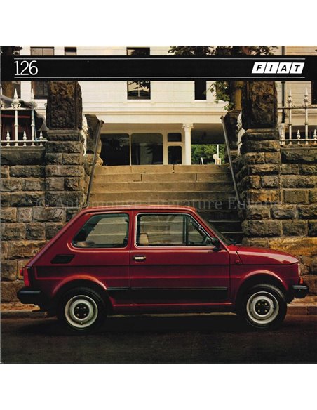 1983 FIAT 126 BROCHURE ENGELS