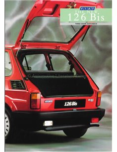1991 FIAT 126 BIS BROCHURE ENGELS