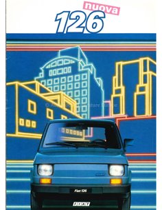 1986 FIAT 126 PROSPEKT ITALIENISCH