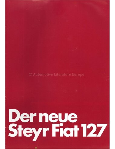 1977 STEYR FIAT 127 PROSPEKT DEUTSCH