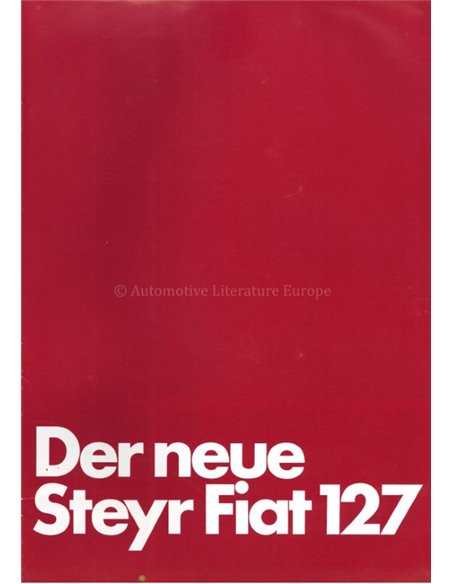 1977 STEYR FIAT 127 BROCHURE DUITS