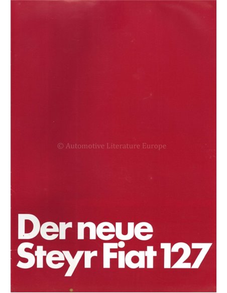 1977 STEYR FIAT 127 BROCHURE GERMAN