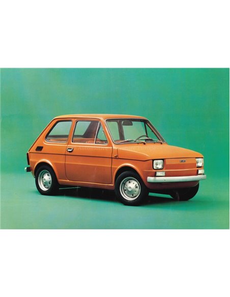 1972 FIAT 126 LEAFLET DUTCH