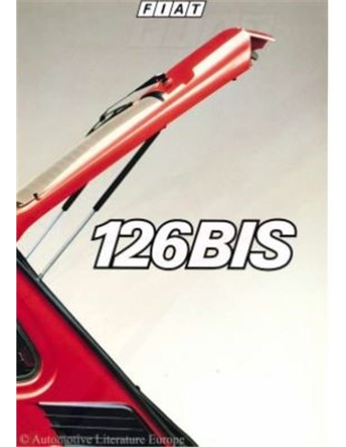 1990 FIAT 126 BIS PROSPEKT ITALIENISCH