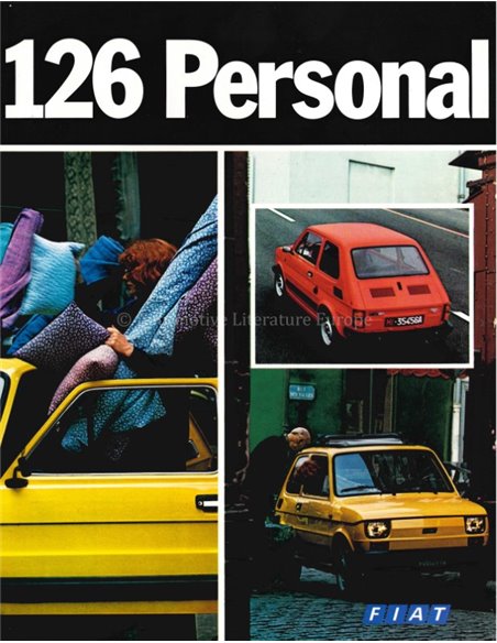 1976 FIAT 126 PERSONAL BROCHURE DUTCH