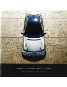 2007 MERCEDES BENZ E KLASSE BROCHURE ENGELS (USA)