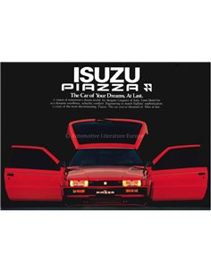1982 ISUZU PIAZZA BROCHURE ENGLISH