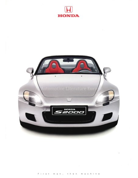 2001 HONDA S2000 BROCHURE NEDERLANDS