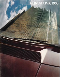 1983 HONDA CIVIC PROSPEKT ENGLISCH (KAN)