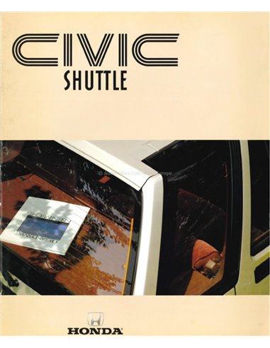 1985 HONDA CIVIC SHUTTLE BROCHURE JAPANS
