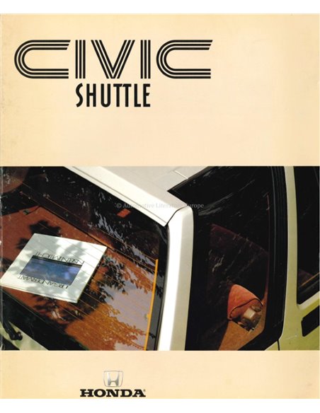 1985 HONDA CIVIC SHUTTLE BROCHURE JAPANESE