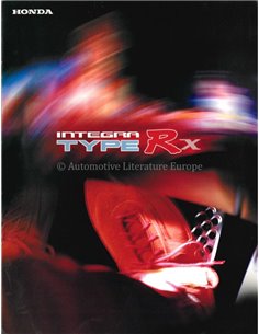 2000 HONDA INTEGRA TYPE R X BROCHURE JAPANESE