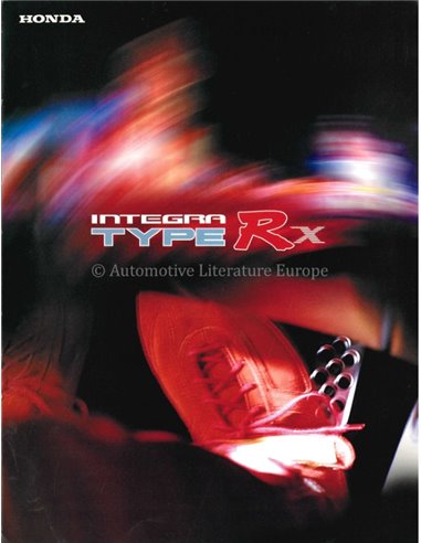 2000 HONDA INTEGRA TYPE R X BROCHURE JAPANS