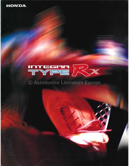 2000 HONDA INTEGRA TYPE R X BROCHURE JAPANS