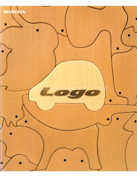 1999 HONDA LOGO BROCHURE JAPANESE
